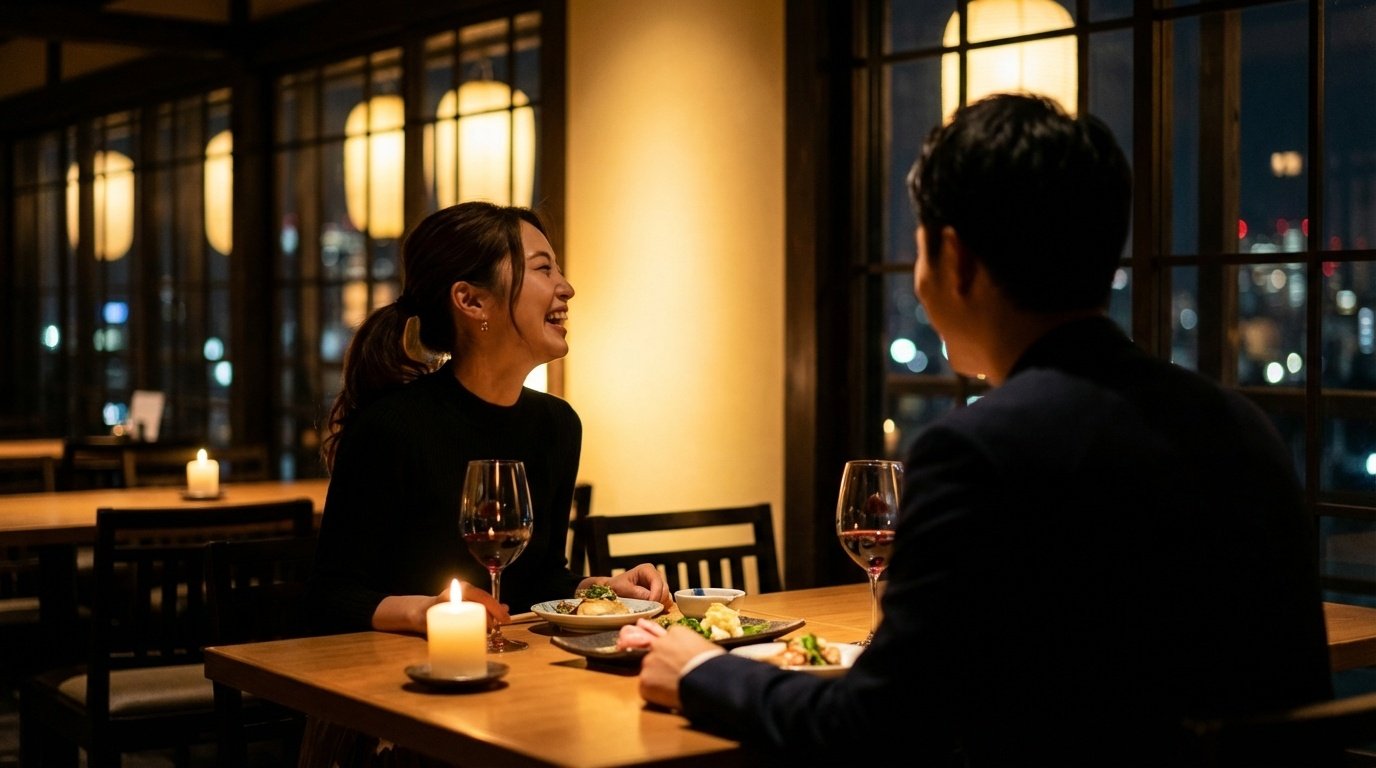 レストランでのディナーデート